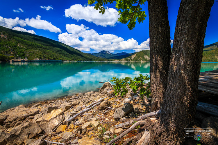 photo lac de castillon Verdon